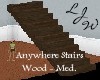 {LJW}Stairs Med. Wood
