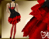 Back skirt Black Red