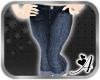 Av~Cuffed Capris D. Blue