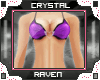 *R* PVC Bikini Purple