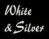 S17 - White & Silver Hat