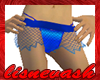 LIC� Blue Fishnet Skirt