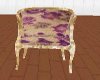 Purple flower chair