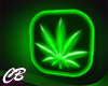 CB Marijuana Neon Light