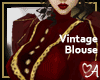 Burgundy Vintage Blouse