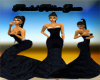 (MB)Pleated Ribbon Gown