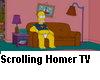 Scrolling Homer Cartoon