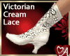 Victorian boots Cream