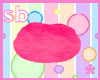 pink bean bag