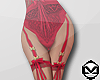 m> Garter + Pants Red