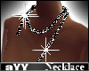 aYY-Long Necklace Black