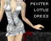 pewter lotus dress By Nefairyous