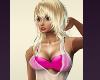 BLONDE Pink top and shorts Outfit_610