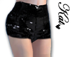 Black Sequin Hotpants.