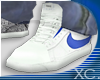 Nike Blazers blue& white