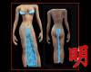 (T)SkyBlue Lace Silks