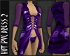 Hot PVC Dress 2 Purple