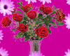 Flowers Red Roses Bunch