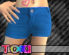 +T+Colored shorts/BLUE