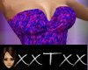 xxTxx Purple Glitter Top