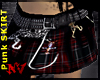 Punk RED Tartan-SKIRT