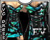 EV TrASH PVC DreSS Aqua