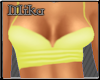 {M}Crop Top-Yellow