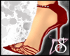 (S)Studded Heels Red