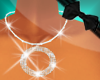 circle diamond necklace