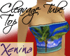 X Palm Tree Tube Top