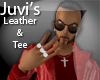JUVI Leather N Tee Red