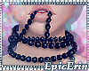 [E]*Black Choker Pearls*