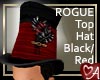Top Hat Black/Red