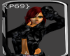 {P69}Blk Fur Jacket