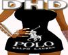 DHD POLO DRESS BLACK