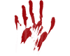 Bloody Hand Print - L1