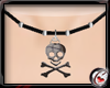 *Black Skull Necklace