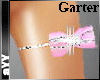 aYY-Pink Bow Diamond Garter