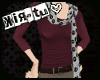 Casual Peace Outf Maroon