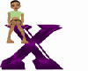 Jr*Purple X Letter Anima