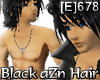 [E]678 Black aZn Hair