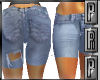 torn jeanshorts lightblu