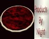 [N] Maroon Cream Rd Rug