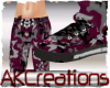 (AK)Camo maroon f