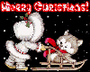 Pup Rides Sleigh Ani