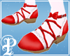 Tea Time Shoes in Red