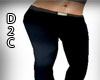 Drk Blue Belted Pants