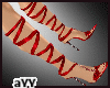 aYY- Ribbon Boots DKRed