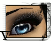 L. Black glitter lashes