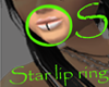{S} star light lip ring